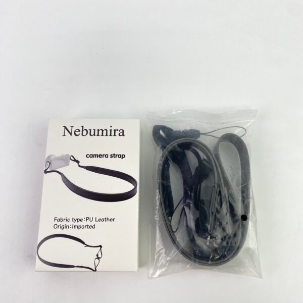 Nebumira camera strap Adjustable camera neck and shoulder strap, unisex version